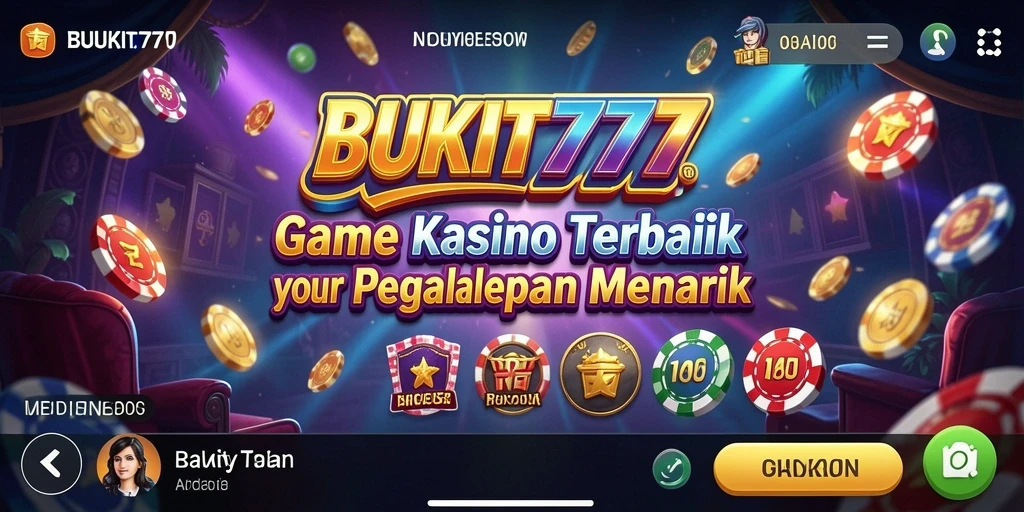 Tampilan gameplay mengasyikan dari BUKIT777 dengan fitur kasino terbaik.