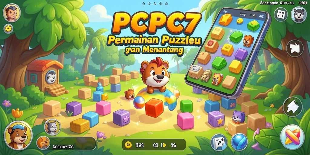 Tampilan gameplay menarik dan penuh tantangan dari PCPC7.