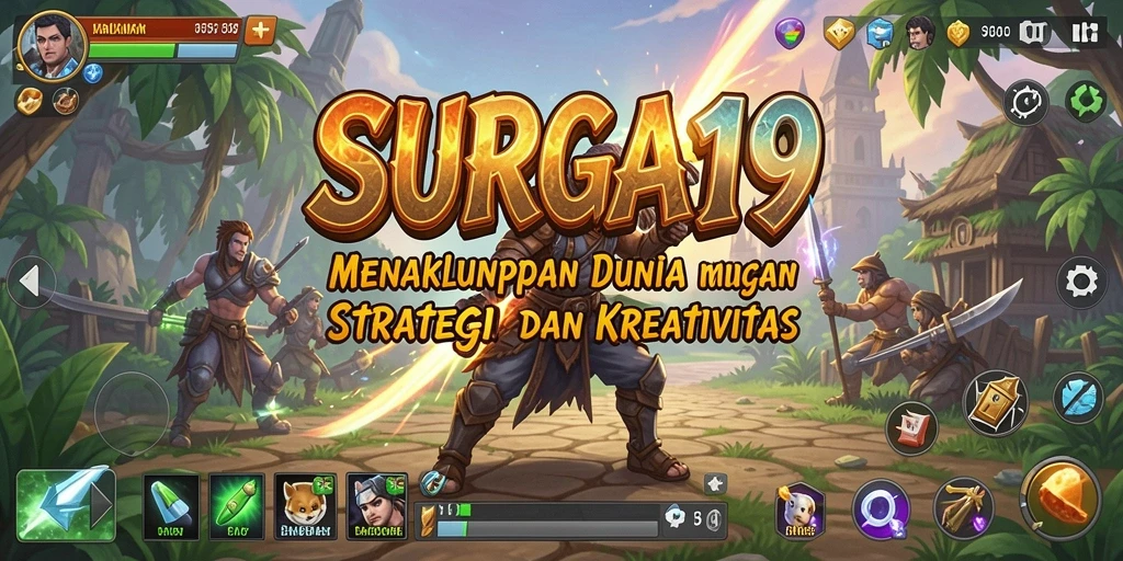 Tangkapan layar gameplay <strong>SURGA19</strong> menampilkan aksi pertempuran dan strategi yang menarik.